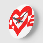 Cool Love Graphic, Red Ronde Klok (Hoek)