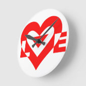 Cool Love Graphic, Red Ronde Klok (Hoek)