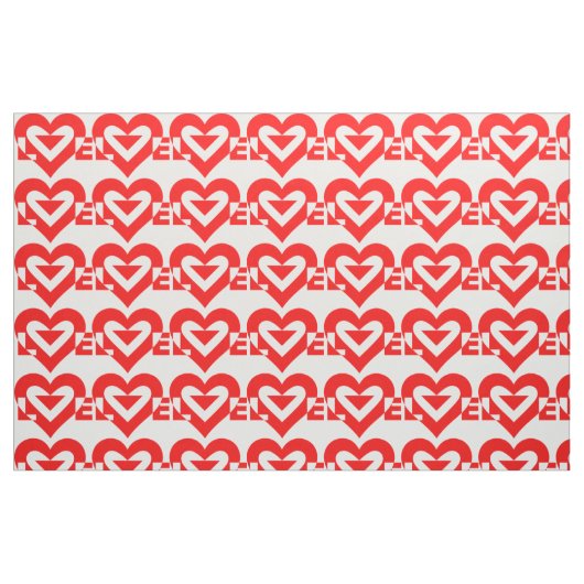 Cool Love Graphic, Red Stof (Fat Quarter)