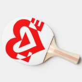 Cool Love Graphic, Red Tafeltennisbatje (Zijkant)