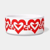 Cool Love Graphic, Red Voerbakje (Rechts)