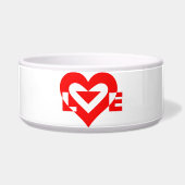 Cool Love Graphic, Red Voerbakje (Voorkant)