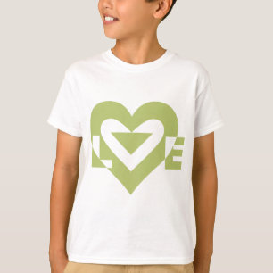 Cool Love Graphic, Sage Green T-shirt