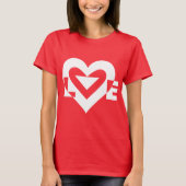 Cool Love Graphic, White T-shirt (Voorkant)