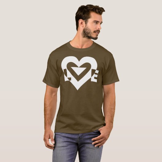 Cool Love Graphic, White T-shirt (Voorkant volledig)