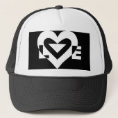 Cool Love Graphic, White Trucker Pet (Voorkant)