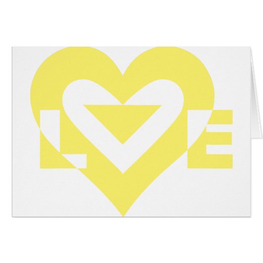 Cool Love Graphic, Yellow (Voorkant Horizontaal)