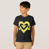 Cool Love Graphic, Yellow T-shirt (Voorkant volledig)