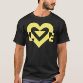 Cool Love Graphic, Yellow T-shirt (Voorkant)