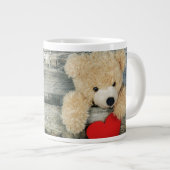 Cool Love My Teddy Bear Photo Grote Koffiekop (Voorkant rechts)