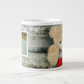 Cool Love My Teddy Bear Photo Grote Koffiekop (Voorkant)