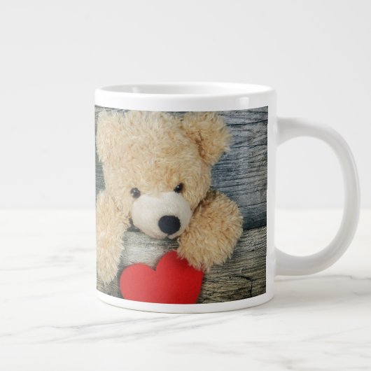 Cool Love My Teddy Bear Photo Grote Koffiekop (Rechts)