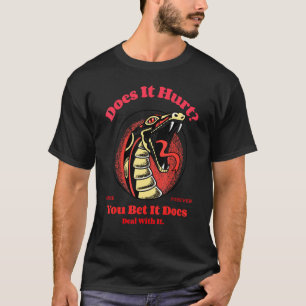 Cool Low Brow Snake Gotisch Tattoo Design T-shirt