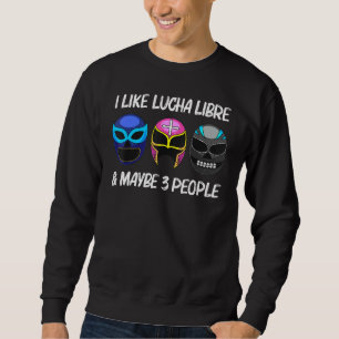Cool Lucha libre Art voor mannen Luchador Wrestl Trui