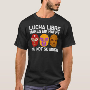 Cool Lucha libre voor mannen Luchador Mexicaanse g T-shirt