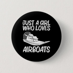 Cool Luchtboot Cadeau Voor Meisjes Moeder Luchtboo Ronde Button 5,7 Cm