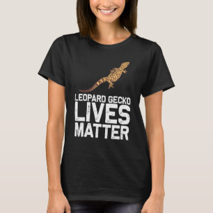 Cool Luipaardgekko voor mannen vrouwen Kleine Dino T-shirt