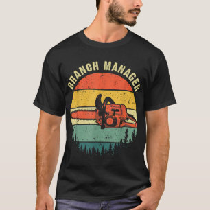 Cool Lumberjack Art Mannen Arborist Logger Bran T-shirt