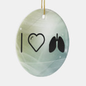 Cool Lungs Keramisch Ornament (Rechts)