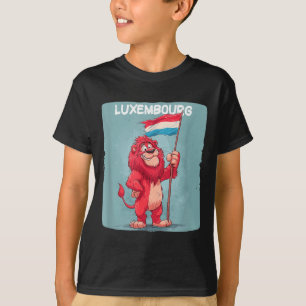 Cool Luxemburgs Vlag Leeuw Kostuum voor Jongens en T-shirt