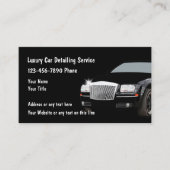 Cool Luxury Automotive Details Visitekaartjes (Voorkant)