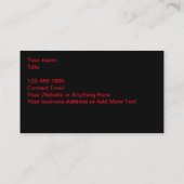 Cool Luxury Automotive Visitekaartjes (Achterkant)