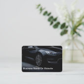 Cool Luxury Car Service Visitekaartjes (Staand voorkant)