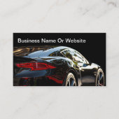 Cool Luxury Car Theme Visitekaartjes (Voorkant)
