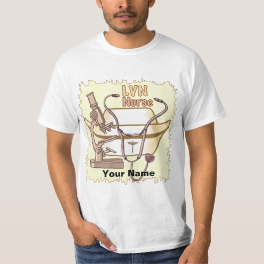 Cool LVN-verpleegster t-shirt (Voorkant)
