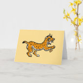 Cool LYNX -Conservation - Natuur- Geel Kaart (Gele Bloem)