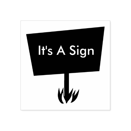 Cool maak een teken rubberstempel (Afrduk)