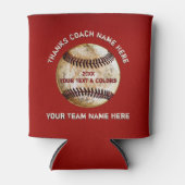 Cool maar toch goedkope honkbal coach geschenken,  blikjeskoeler (Voorkant)