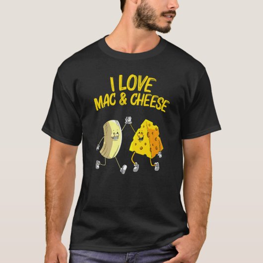 Cool Mac & Cheese For Men Women Baked Cheesy Macar T-shirt (Voorkant)