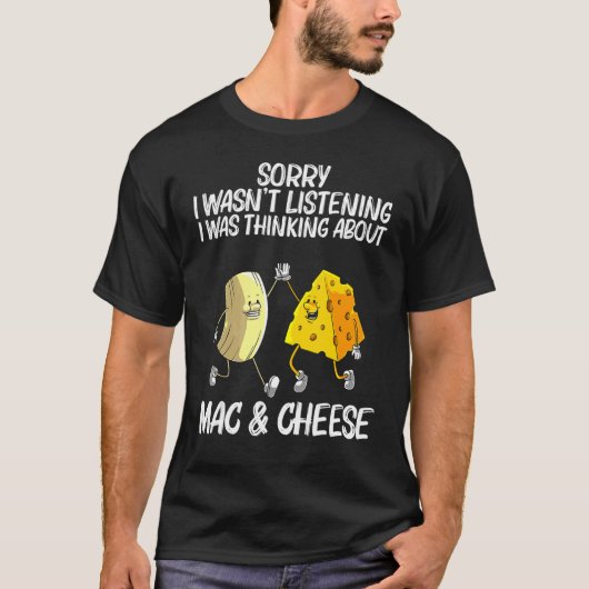 Cool Mac & Cheese voor mannen Broeksenkaas T-shirt (Voorkant)