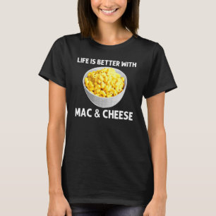 Cool Mac en kaas voor mannen Macaroni Food T-shirt