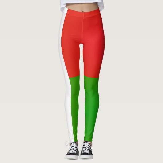 Cool Madagascar Flag Mode Leggings (Voorkant)