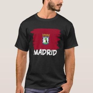 Cool Madrid Flag T-shirt