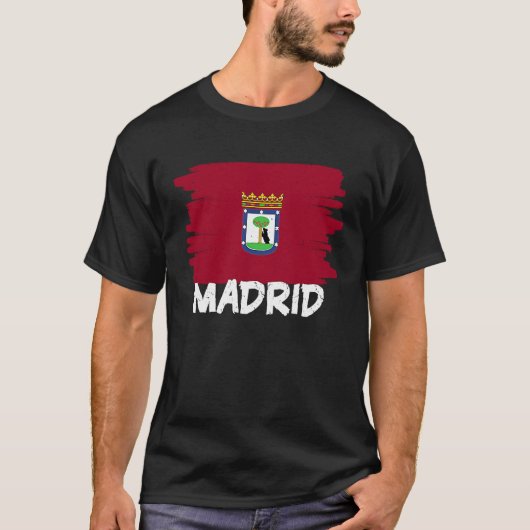 Cool Madrid Flag T-shirt (Voorkant)