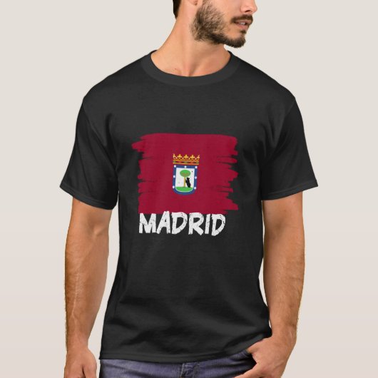 Cool Madrid Flag T-shirt (Voorkant)