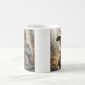 Cool MAGA Cat met Pistool en camouflage Schattige- Koffiemok (Center)