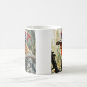 Cool MAGA Kip met Pistool Camouflage Pet Haan Koffiemok (Center)