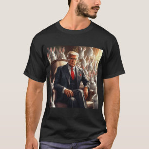 Cool MAGA Konijn TRUMP omgeven door Bunny's grappi T-shirt