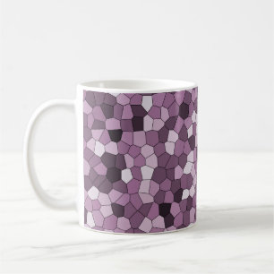 COOL Magenta Paars roze patroon Koffiemok