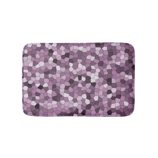 COOL Magenta Paarse Roze Patroon Badmat (Voorkant)