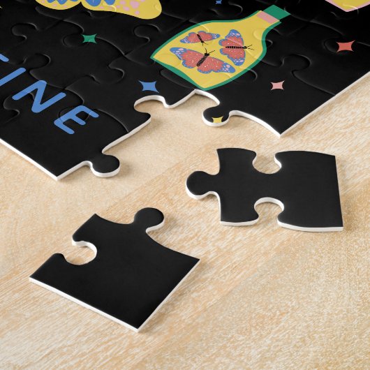 Cool Magic Potion Apothecary Alchemy Personalized Legpuzzel (Zijkant)