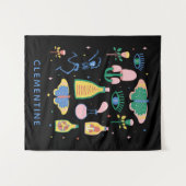 Cool Magic Potion Apothecary Alchemy Personalized Wandkleed (Voorkant (horizontaal))