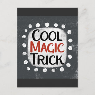Cool Magic Trick-Briefkaart Briefkaart