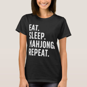 Cool mahjong voor mannen vrouwen strategie Tegel s T-shirt