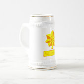 Cool Major Geweldige soldaat design Bierpul (Voorkant links)