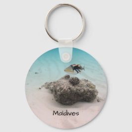 Cool Maldives Underwater Coral Fish Souvenir Sleutelhanger